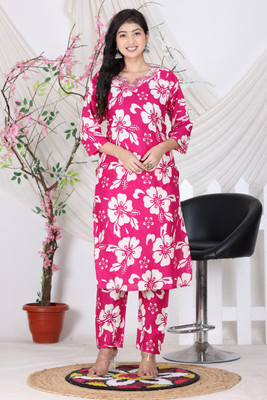 NIRAYU FASHION Women Kurti Pant Set