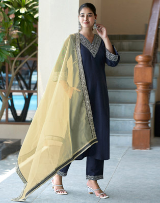Samah Women Kurta Pant Dupatta Set