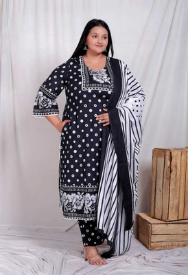 SHRIZA Women Kurta Palazzo Dupatta Set