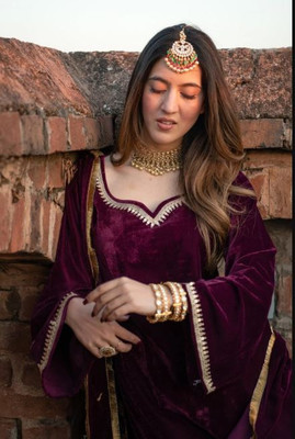 FABIUM Women Kurti Pant Dupatta Set
