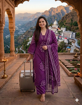 SUBH LAXMI Women Kurta Palazzo Dupatta Set