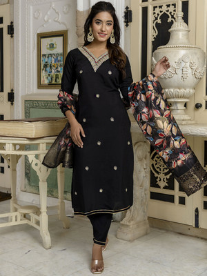 NAVLIK Women Kurti Pant Dupatta Set