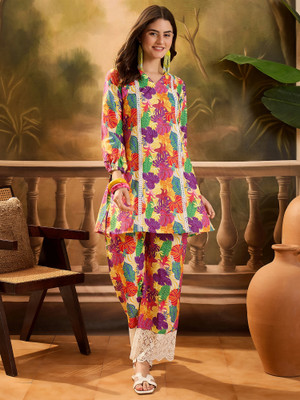 Youthnic Women Kurta Palazzo Set