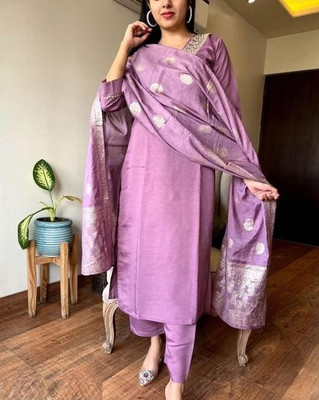 R4milA Embroidered Kurta, Trouser/Pant & Dupatta Set