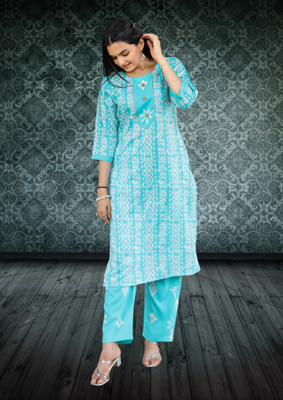 Gitaji Women Kurti Pant Set