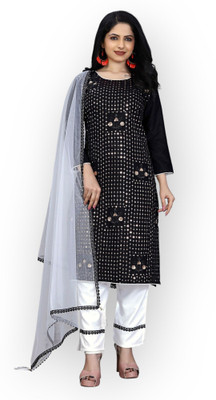 HOC's Women Kurta Palazzo Dupatta Set