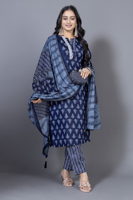 KALAVRITTA Women Kurti Pant Dupatta Set