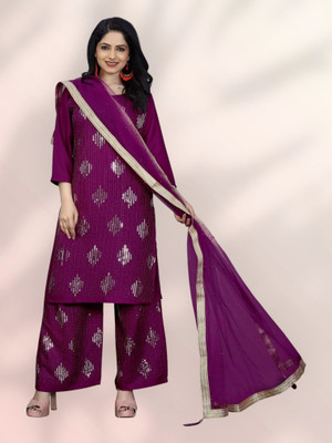 HOC's Women Kurta Pyjama Dupatta Set