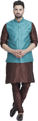 B BEN Men Kurta Pyjama Ethnic Jacket Set