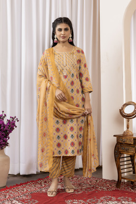 DIVOG Women Kurta Pant Dupatta Set