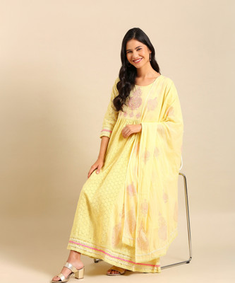 SHOWOFFFF Women Kurta Pant Dupatta Set