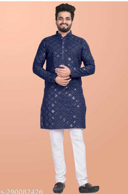 GRIVYA FASHION Men Kurta Pyjama Set