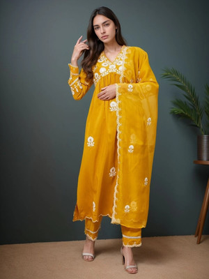 MOKOSH Women Kurta Pant Dupatta Set