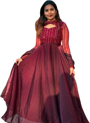 NIDHI'S FASHION Women Ethnic Top Palazzo Dupatta Set