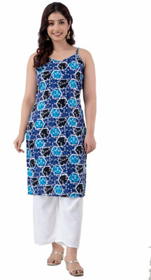 Pragusu Women Kurta Palazzo Set