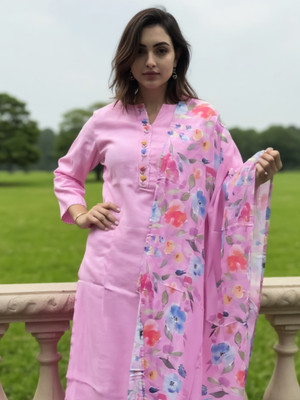 Indo Era Women Kurta Pant Dupatta Set