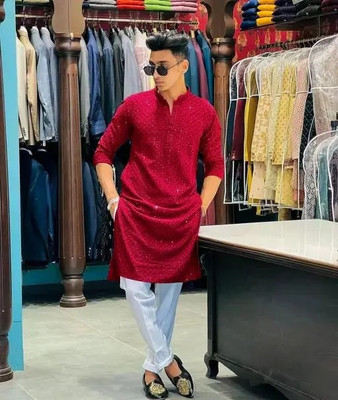 Aamish fashion Men Kurta Pyjama Set