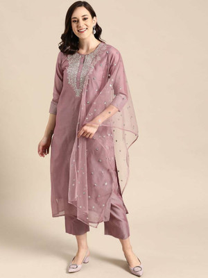 GUNVANTI FAB Women Kurta Pant Dupatta Set