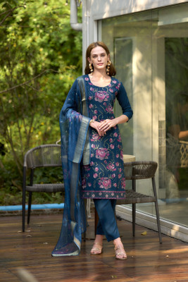 bitf Women Kurta Pant Dupatta Set