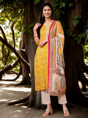 ANOUK Women Kurta Pant Dupatta Set