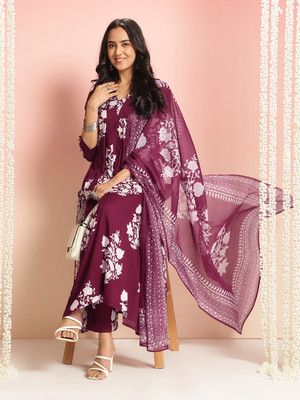 Aaghnya Fashion Women Kurta Pant Dupatta Set
