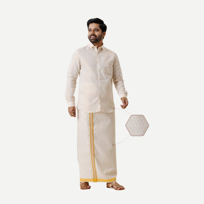 Uathayam Men Shirt Dhoti Set