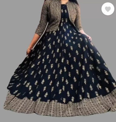 PAAYU CREATION Women Kurti Ethnic Jacket Set