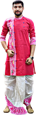 GOURI COLLECTIONS Men Kurta Dhoti Pant Set