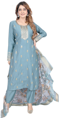 Desidrapes Women Kurta Pant Dupatta Set