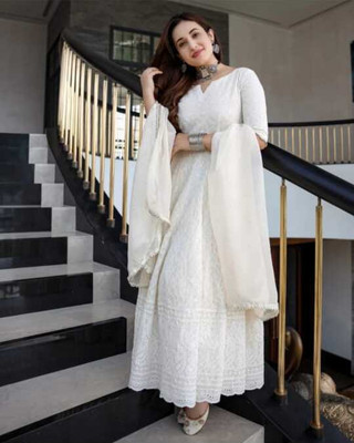 GURRA Anarkali Gown(White)