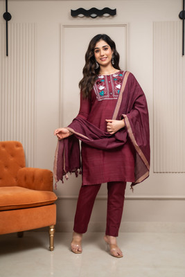 Andheriyas Enterprises Women Kurta Pant Dupatta Set