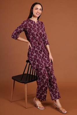 Floro Women Ethnic Top Pant Set