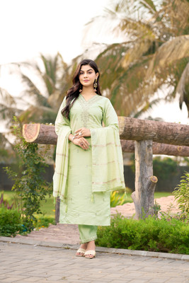 Valam Enterprise Women Kurti Dupatta Set