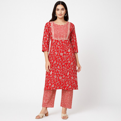 KAYRA Women Kurti Pant Set