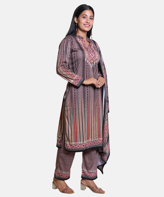 GARBLY Women Kurta Palazzo Dupatta Set