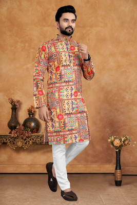Kunj Creation Men Kurta Pyjama Set