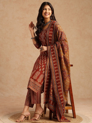 VBUYZ Women Kurta Pant Dupatta Set