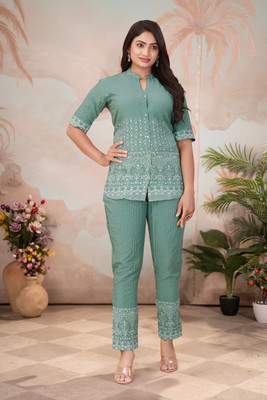 Look Classic Women Shirt Pant Set