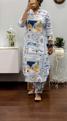 Dhibha Women Kurti Pant Set