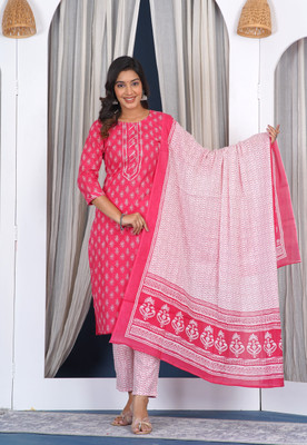 Prathmikta Women Kurti Pant Dupatta Set