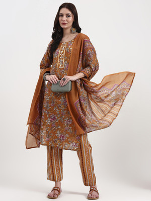 Yufta Women Kurta Pant Dupatta Set