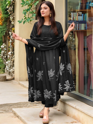 Aaghnya Fashion Women Kurta Pant Dupatta Set