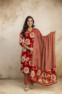 Banwaree Women Kurti Pant Dupatta Set