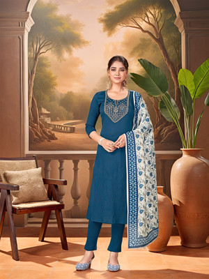 Sangria Women Kurta Pant Dupatta Set