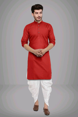 ZEDIN Men Kurta Dhoti Set
