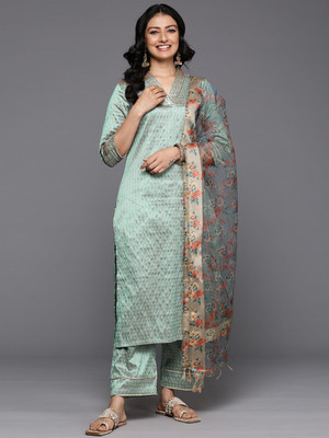 Varanga Women Kurta Pant Attached Dupatta Set