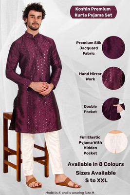 Koshin Men Kurta Pyjama Set