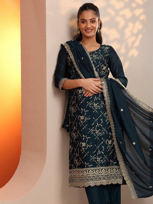 LIBAS Women Kurta Pant Dupatta Set