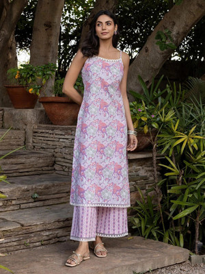 FIORRA Women Kurta Palazzo Set