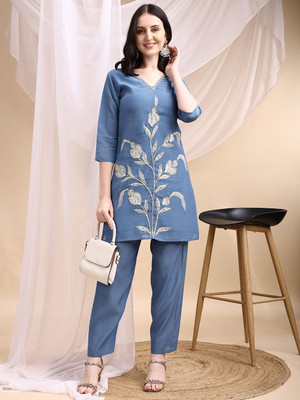 berrylicious Women Ethnic Top Pant Set